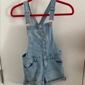 YMI Blue Denim Overalls Relaxed Fit